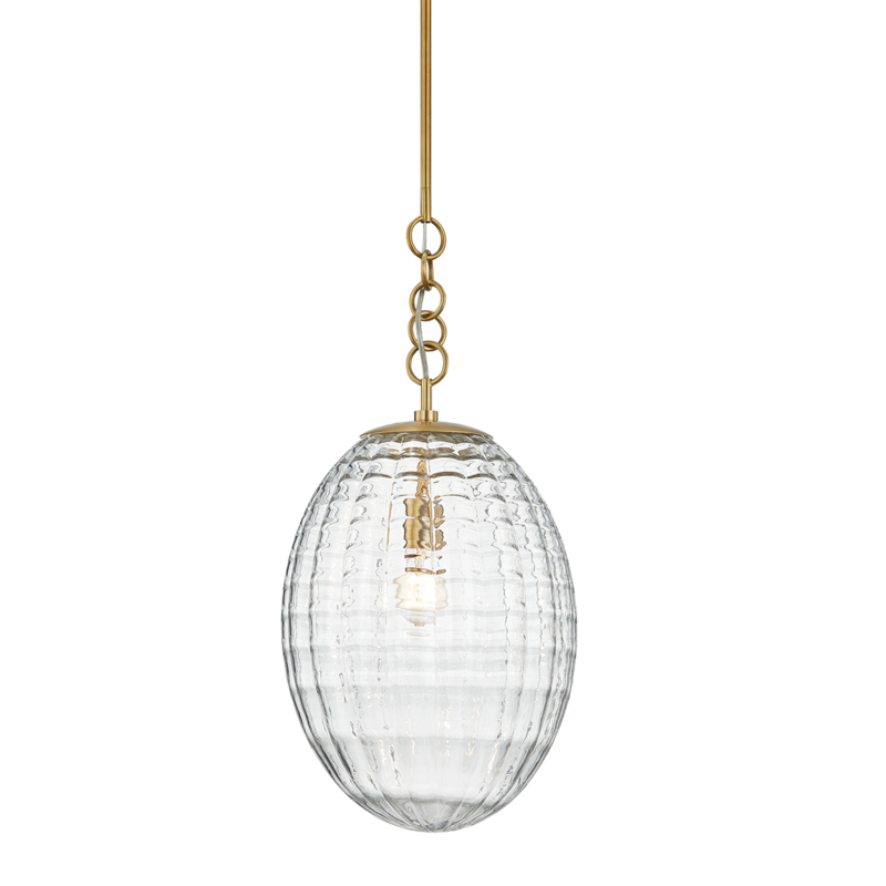 Hudson Valley Venice Pendant Antique Brass