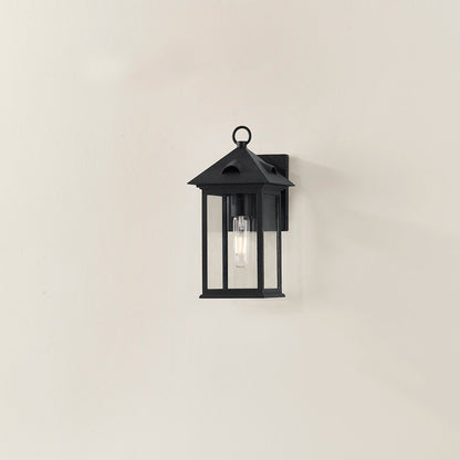 Troy Corning Outdoor Wall Sconce Forged Iron Detail 2