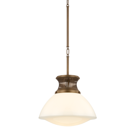 Hudson Valley Bruceville 16" Pendant Historic Bronze