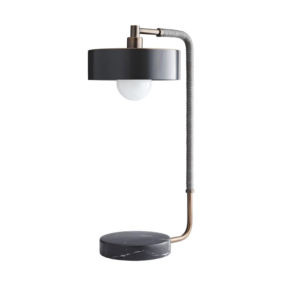 Arteriors Home Aaron Table Lamp Heritage Brass, Gray, Black