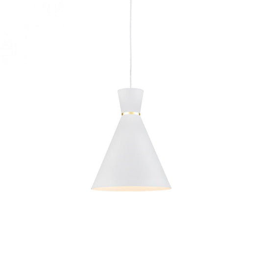 Kuzco Lighting Inc Vanderbilt 10-in Pendant White With Gold Detail