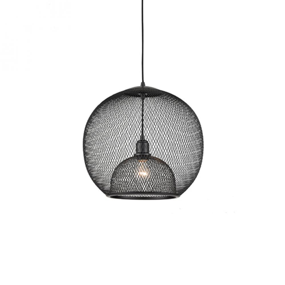 Kuzco Lighting Inc Gibraltar 18-in Pendant Black