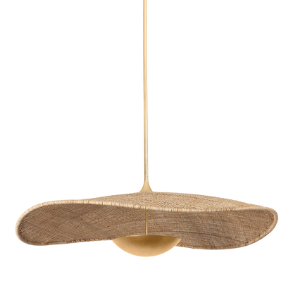 Hudson Valley Shiloh 52" Pendant Vintage Gold Leaf