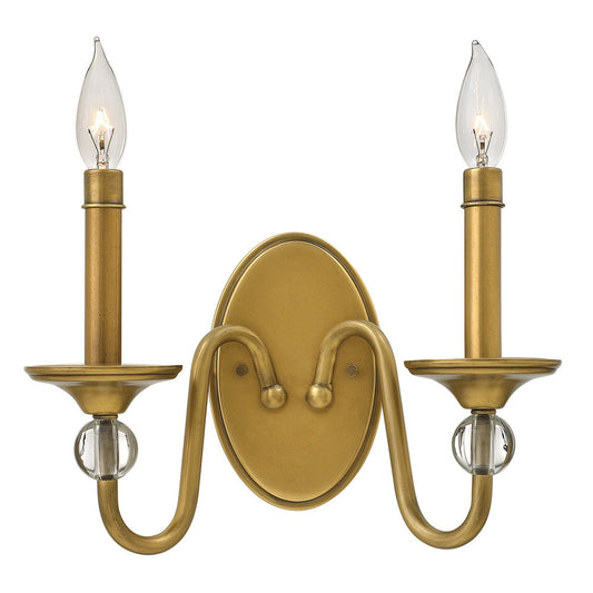 Hinkley Eleanor Wall Sconce Heritage Brass