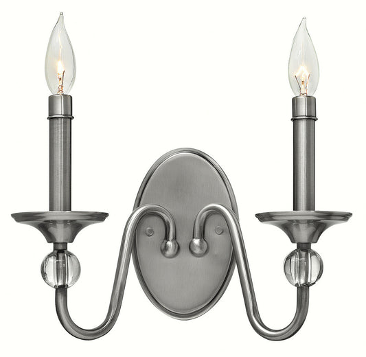Hinkley Eleanor Wall Sconce Polished Antique Nickel