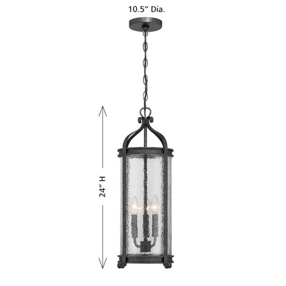 Savoy House Preston 3-Light Outdoor Hanging Lantern - alternate view