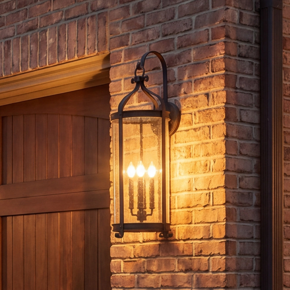 Savoy House Preston 4-Light Outdoor Wall Lantern - Iron Oxide