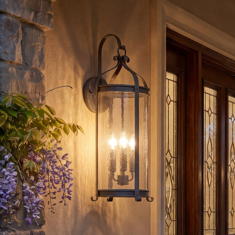 Savoy House Preston 3-Light Outdoor Wall Lantern - Iron Oxide