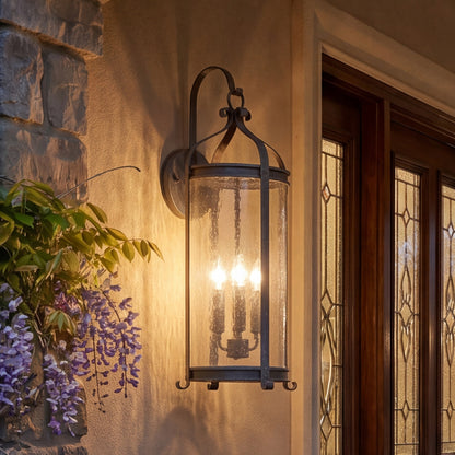 Savoy House Preston 3-Light Outdoor Wall Lantern - Iron Oxide