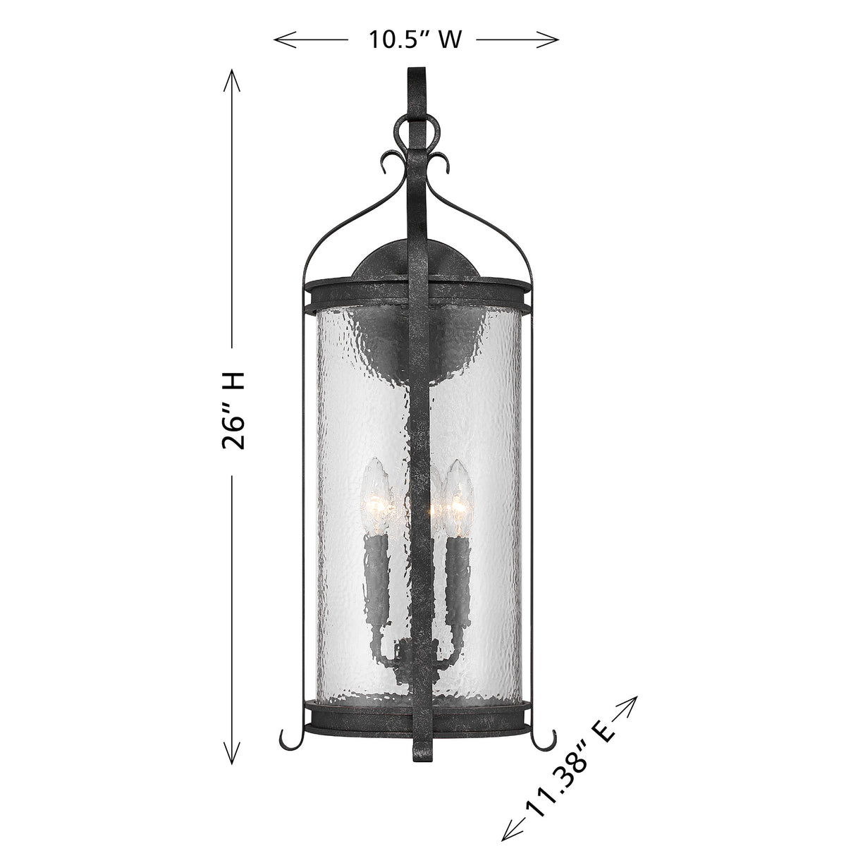 Savoy House Preston 3-Light Outdoor Wall Lantern - alternate view