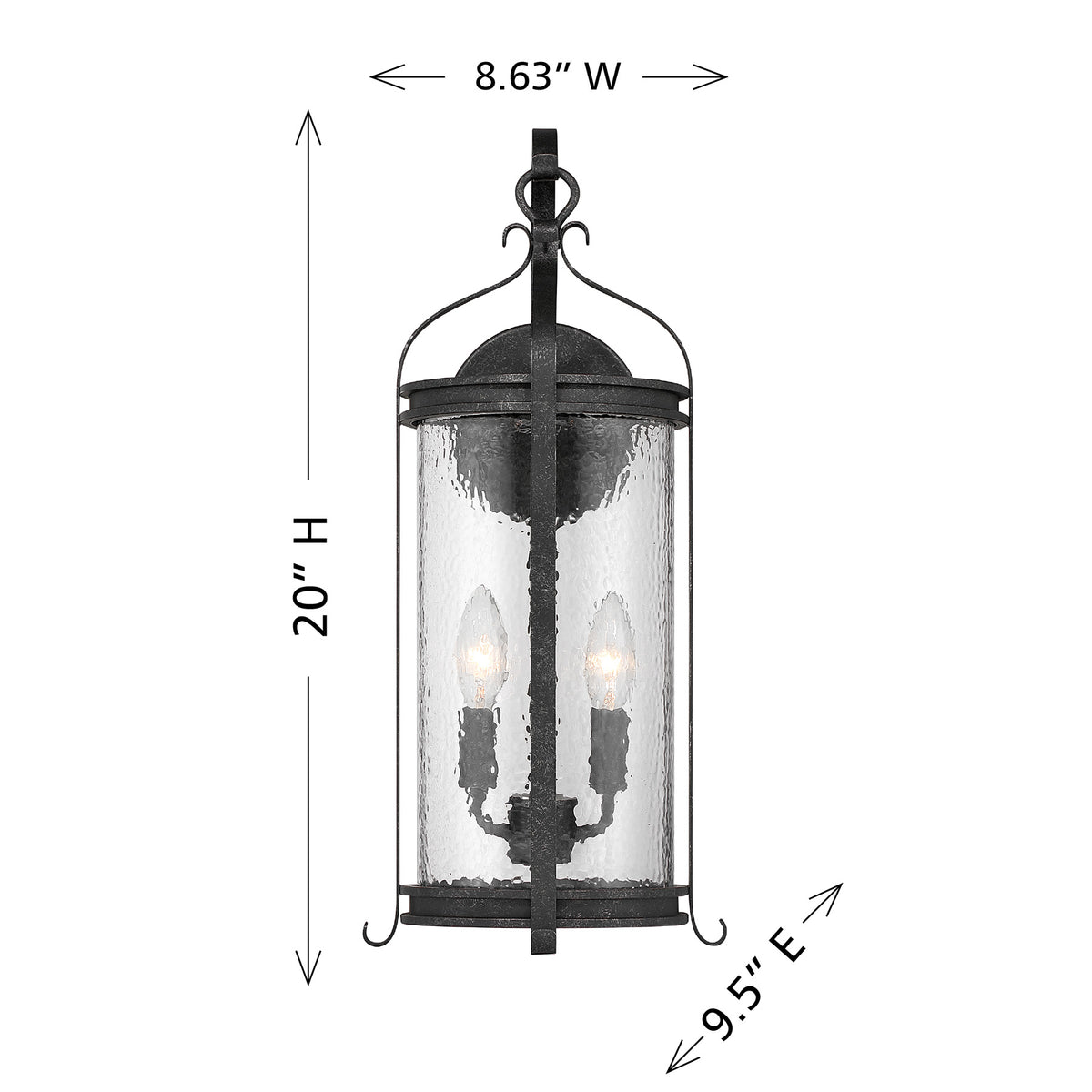 Savoy House Preston 2-Light Outdoor Wall Lantern - alternate view