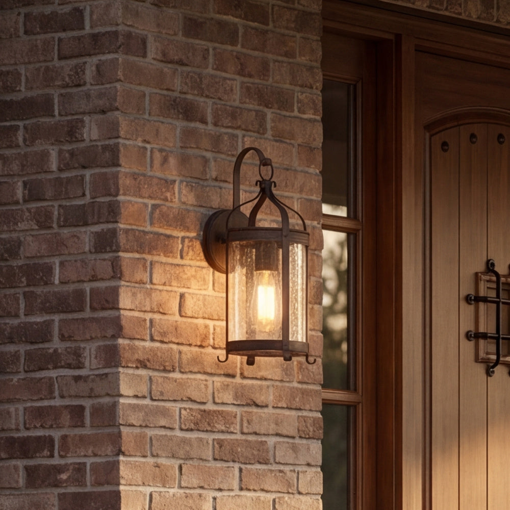 Savoy House Preston 1-Light Outdoor Wall Lantern - Iron Oxide