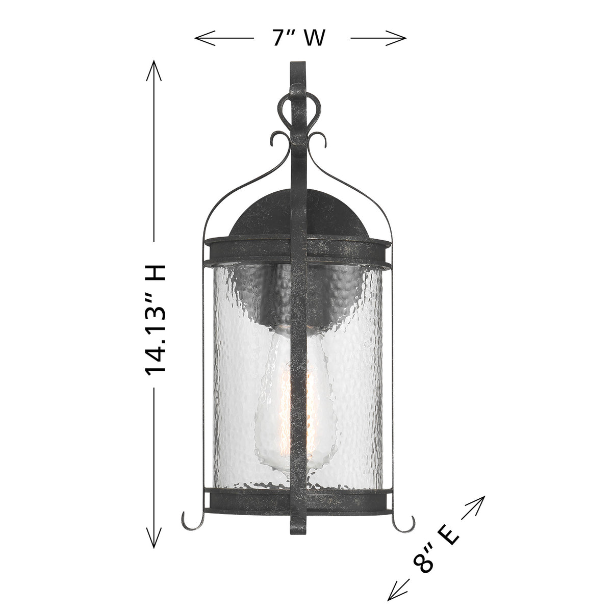 Savoy House Preston 1-Light Outdoor Wall Lantern - alternate view