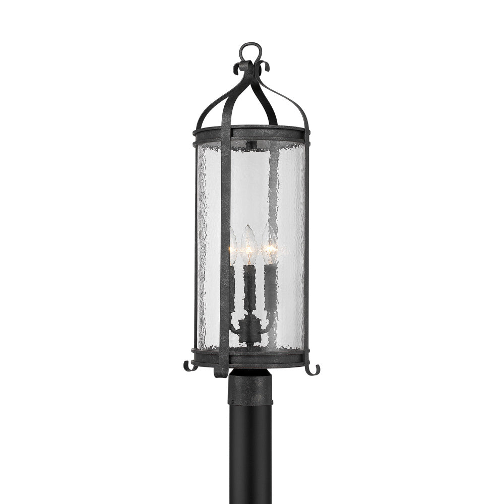 Savoy House Preston 3-Light Outdoor Post Lantern - Iron Oxide