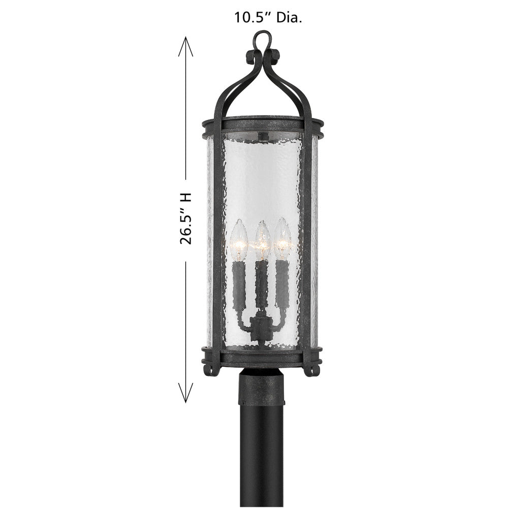 preston 3 light outdoor post lantern in 5 115 128