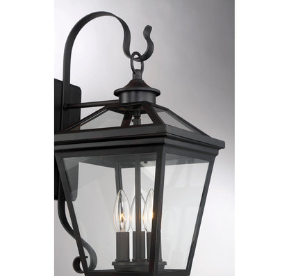 Ellijay 3-Light Outdoor Wall Lantern - English Bronze