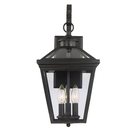 Savoy House Ellijay 3-Light Outdoor Wall Mount Lantern English Bronze
