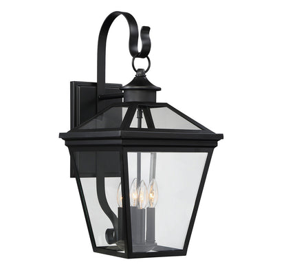 Savoy House Ellijay 4-Light Outdoor Wall Mount Lantern Black