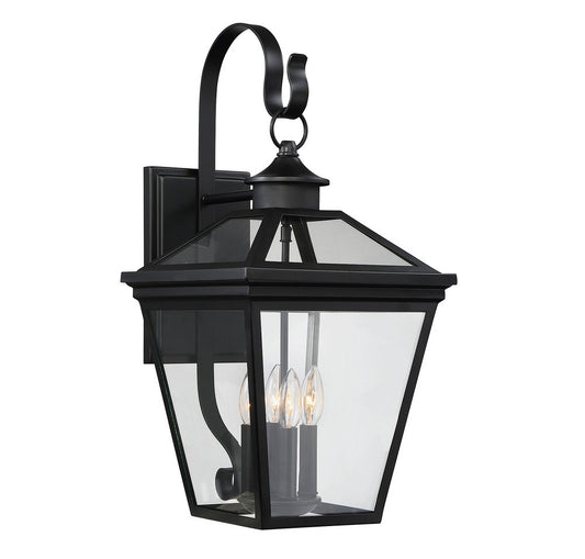 Savoy House Ellijay 4-Light Outdoor Wall Mount Lantern Black