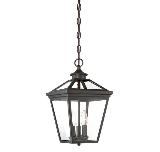 Savoy House Ellijay 3-Light Outdoor Hanging Lantern English Bronze
