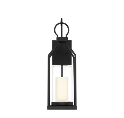 Hamilton 21-in Outdoor Wall Lantern in Matte Black