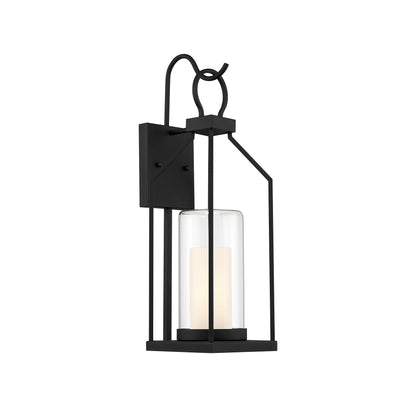 Hamilton 21-in Outdoor Wall Lantern in Matte Black