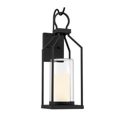 Hamilton 24-in Outdoor Wall Lantern in Matte Black