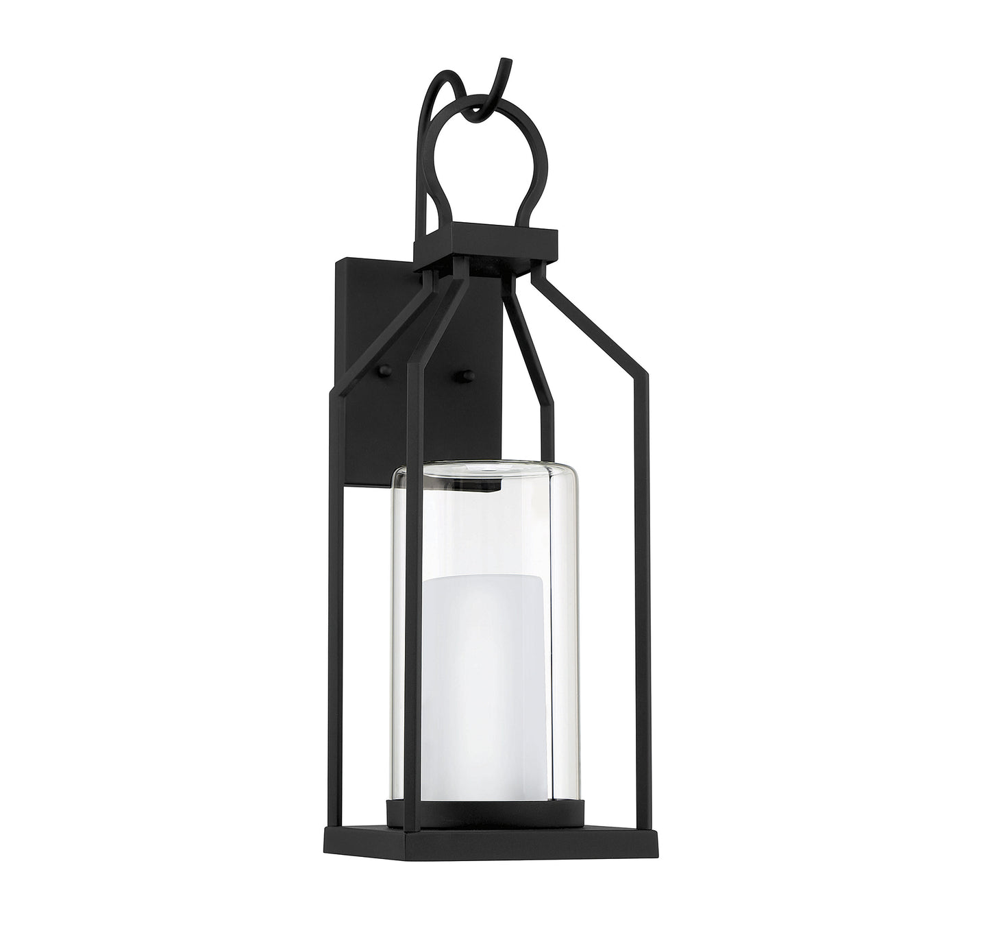 Hamilton 24-in Outdoor Wall Lantern in Matte Black