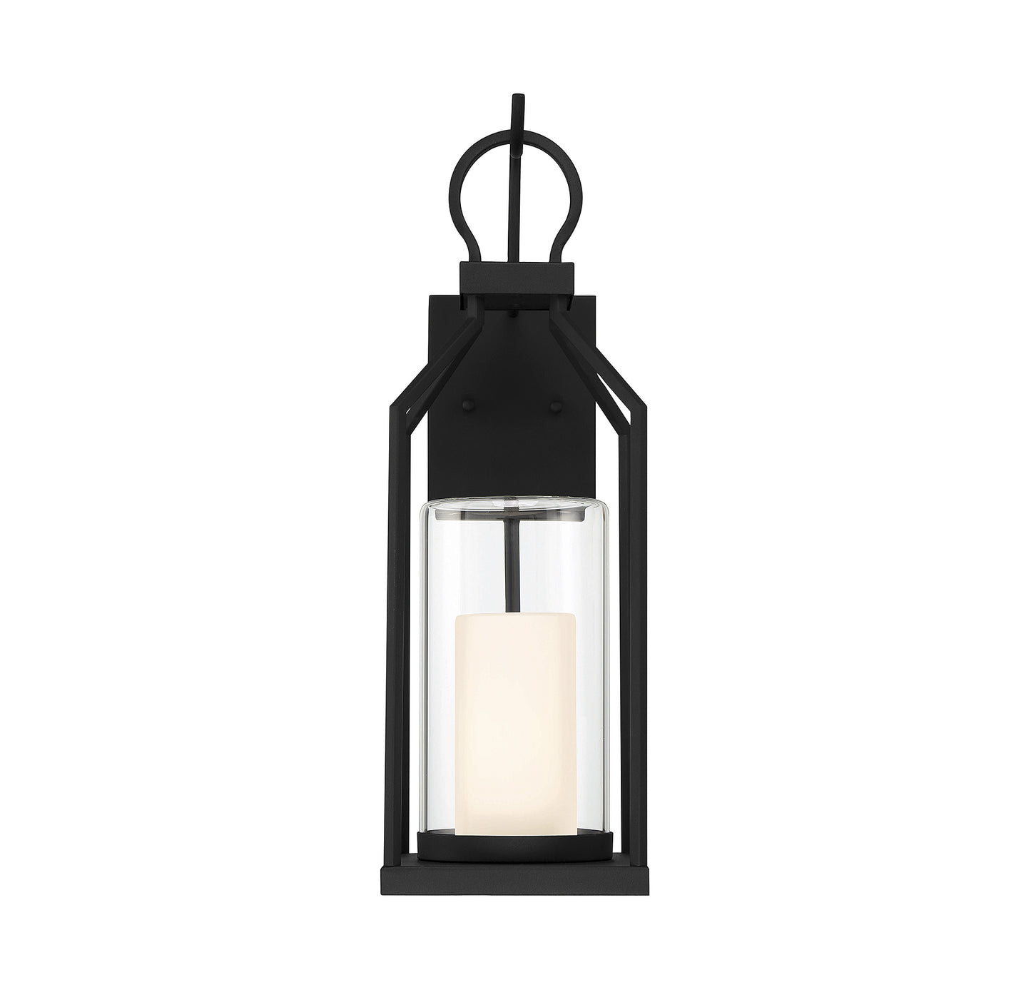 Hamilton 24-in Outdoor Wall Lantern in Matte Black