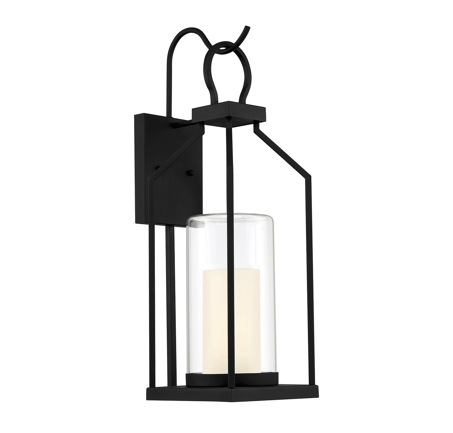 Hamilton 24-in Outdoor Wall Lantern in Matte Black