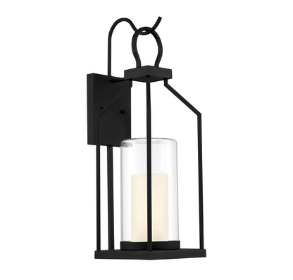 Hamilton 24-in Outdoor Wall Lantern in Matte Black