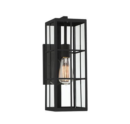 Ericson 1-Light Outdoor Wall Lantern - Matte Black