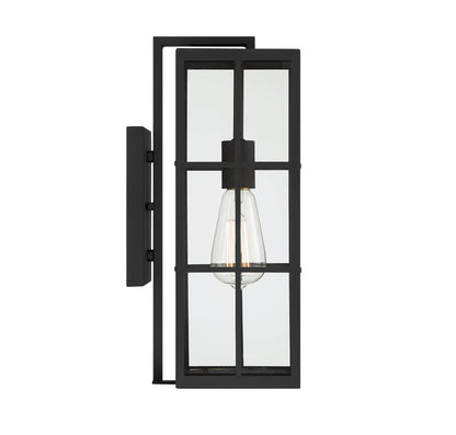 Ericson 1-Light Outdoor Wall Lantern - Matte Black
