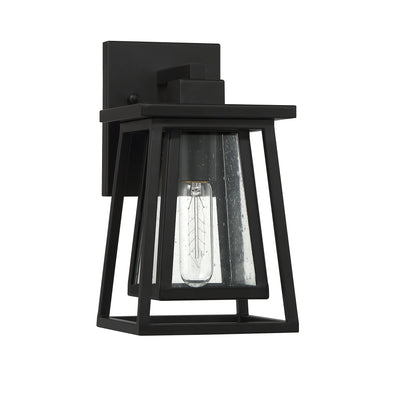 Denver 11-in Outdoor Wall Lantern in Matte Black