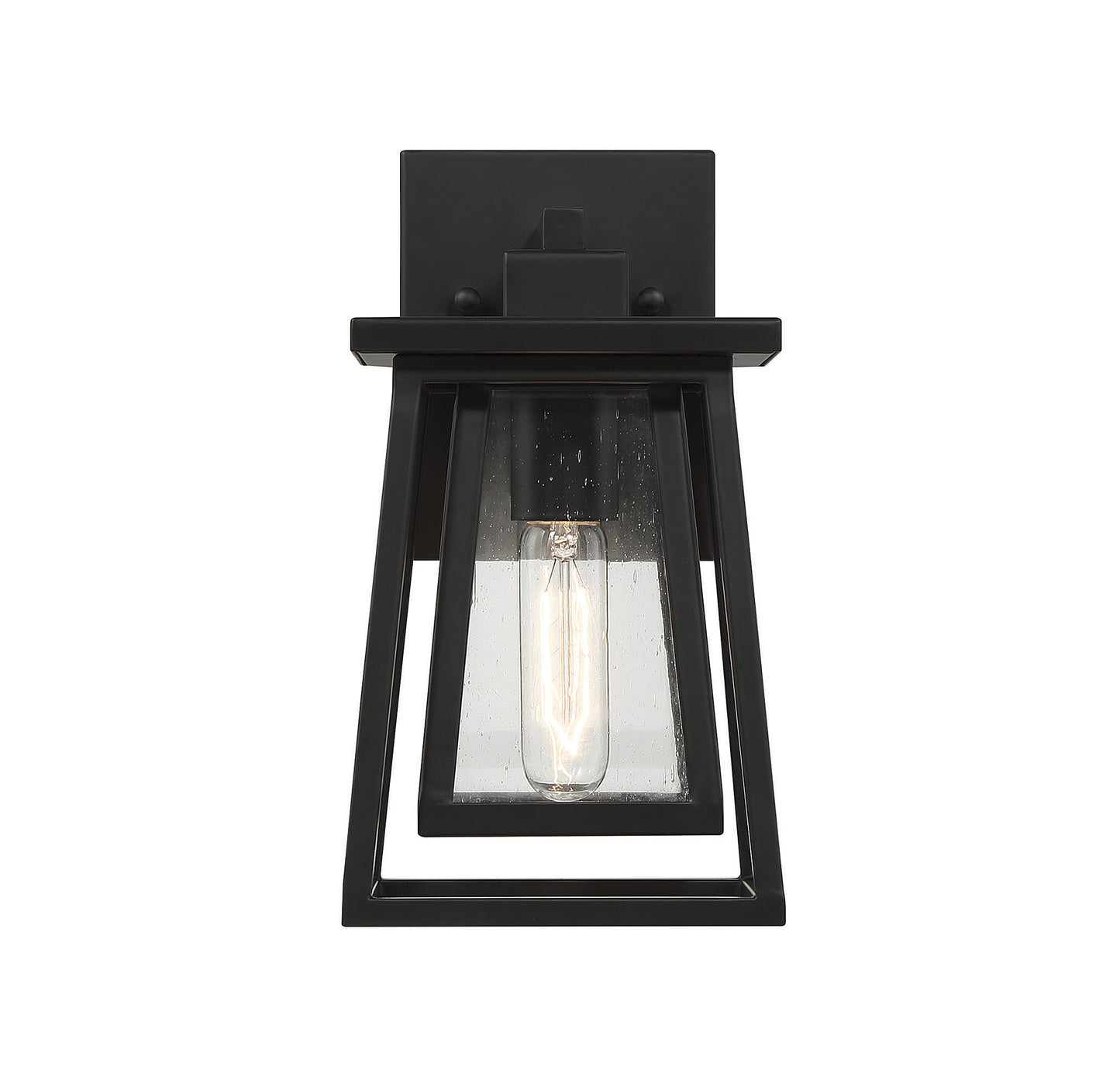 Denver 11-in Outdoor Wall Lantern in Matte Black