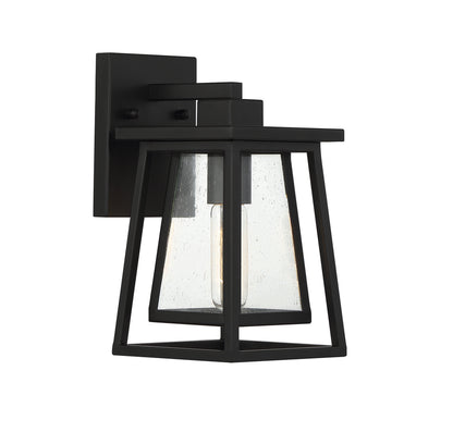 Denver 11-in Outdoor Wall Lantern in Matte Black
