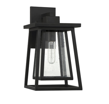 Denver 15-in Outdoor Wall Lantern in Matte Black