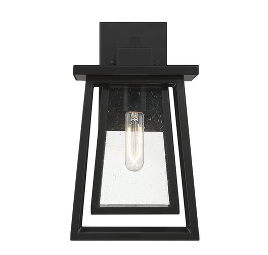 Denver 15-in Outdoor Wall Lantern in Matte Black