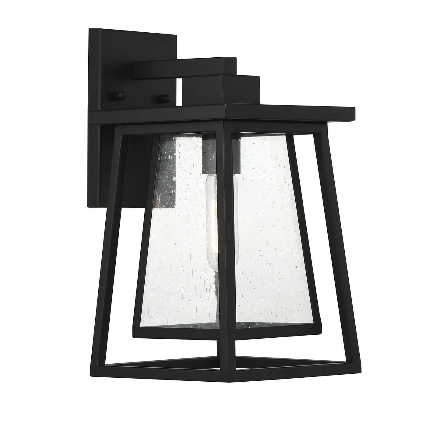 Denver 15-in Outdoor Wall Lantern in Matte Black
