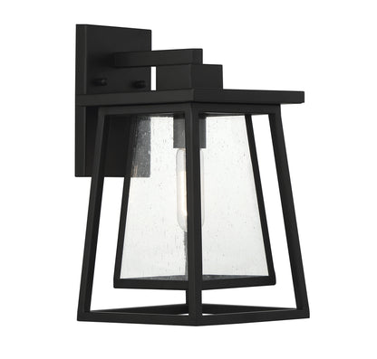 Denver 15-in Outdoor Wall Lantern in Matte Black