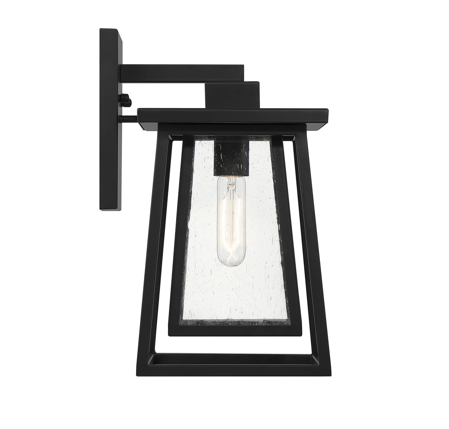 Denver 15-in Outdoor Wall Lantern in Matte Black