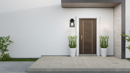 Denver 15-in Outdoor Wall Lantern in Matte Black
