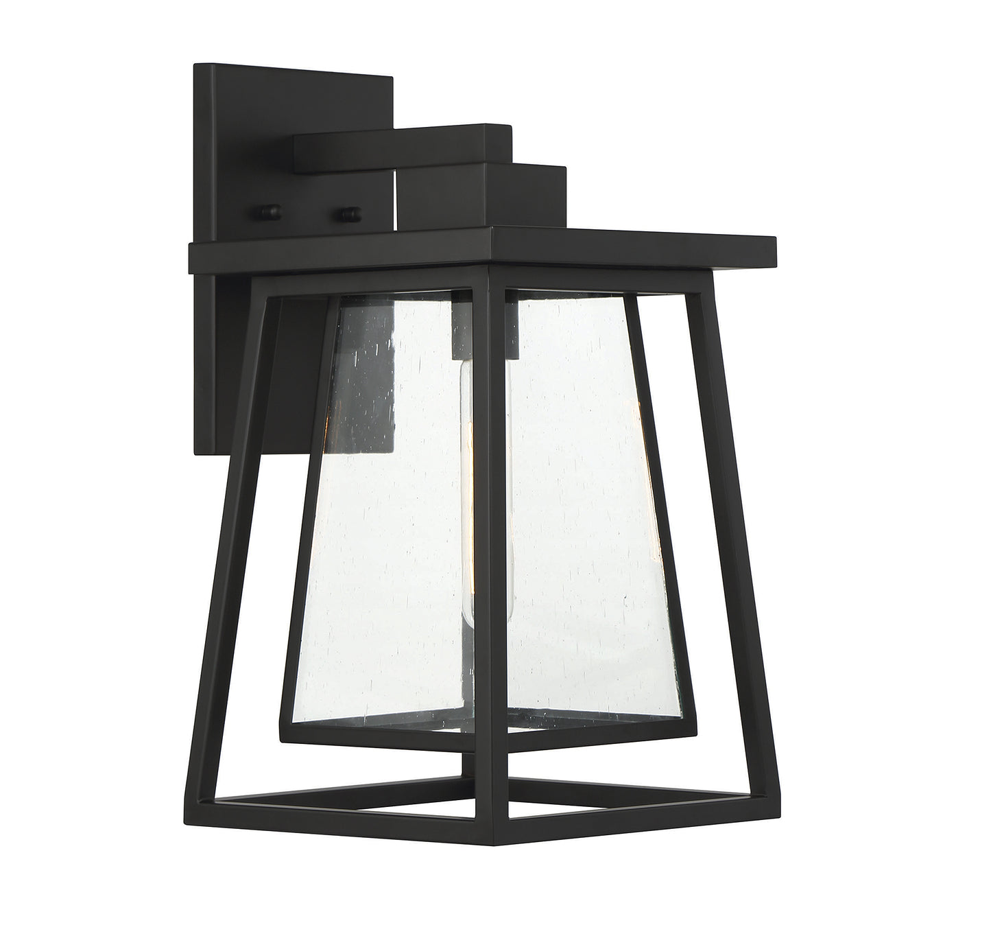 Denver 18-in Outdoor Wall Lantern in Matte Black