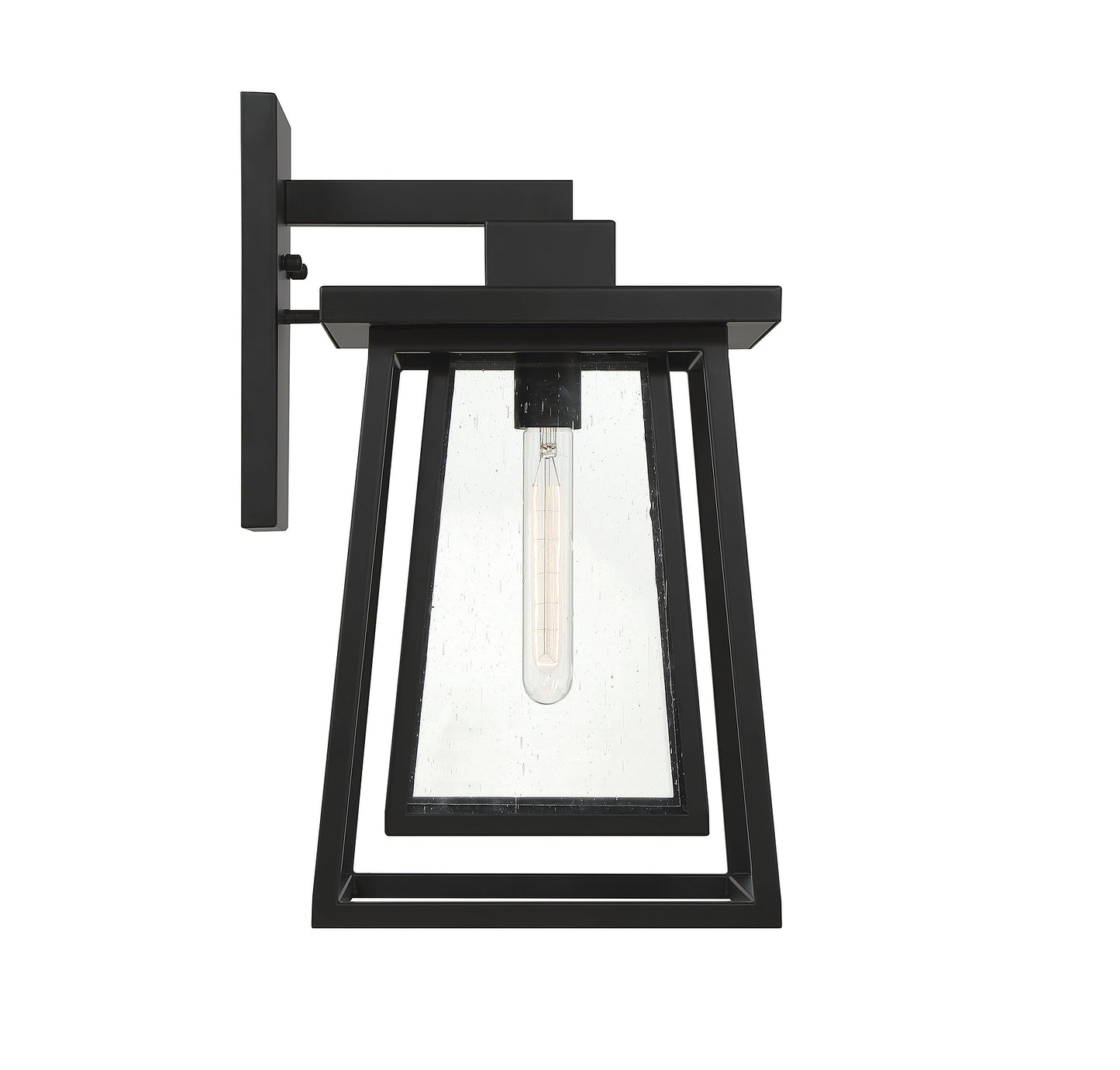 Denver 18-in Outdoor Wall Lantern in Matte Black