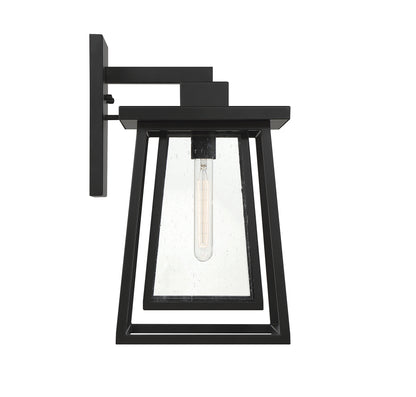 Denver 18-in Outdoor Wall Lantern in Matte Black