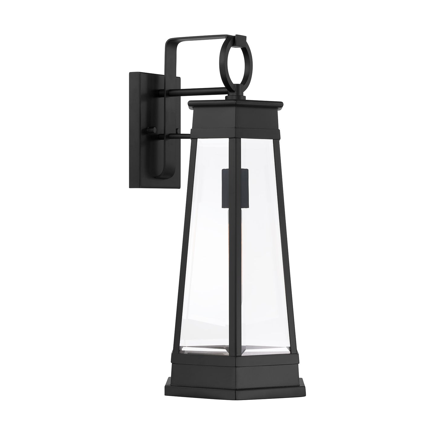Payne 1-Light Outdoor Wall Lantern - Matte Black