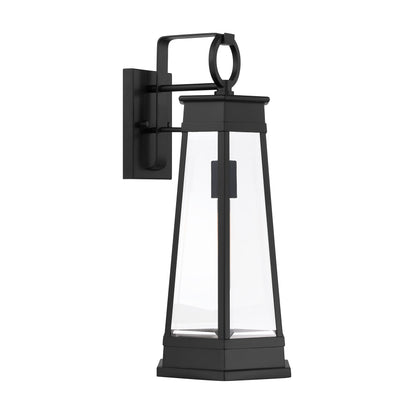 Payne 1-Light Outdoor Wall Lantern - Matte Black
