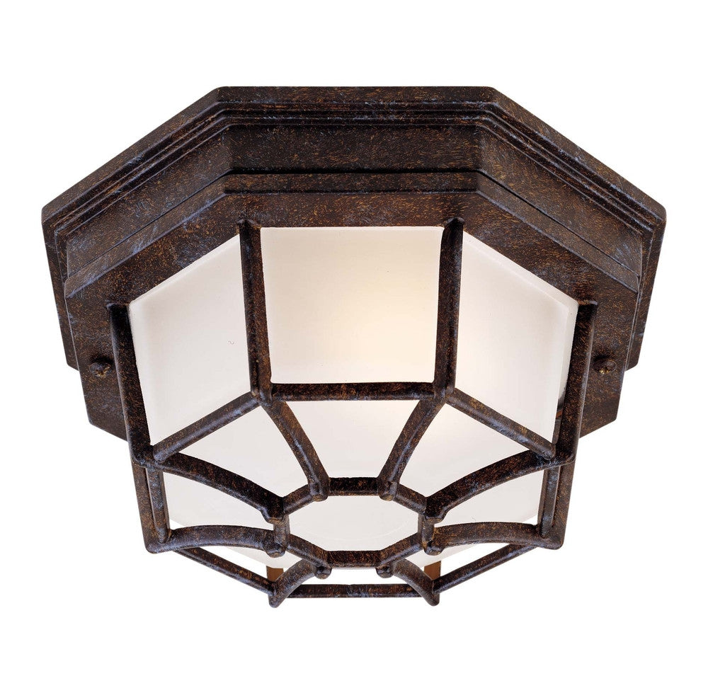 Savoy House Exterior Outdoor Flush Mount Rustic Bronze