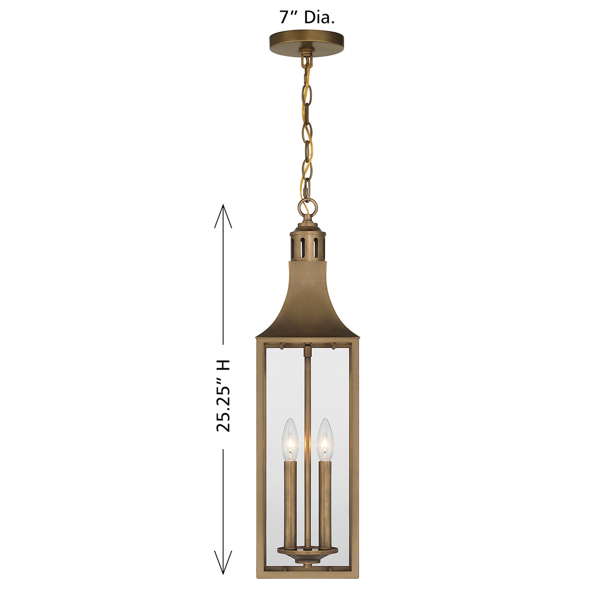 Savoy House Lancaster 2-Light Outdoor Hanging Lantern - alternate view