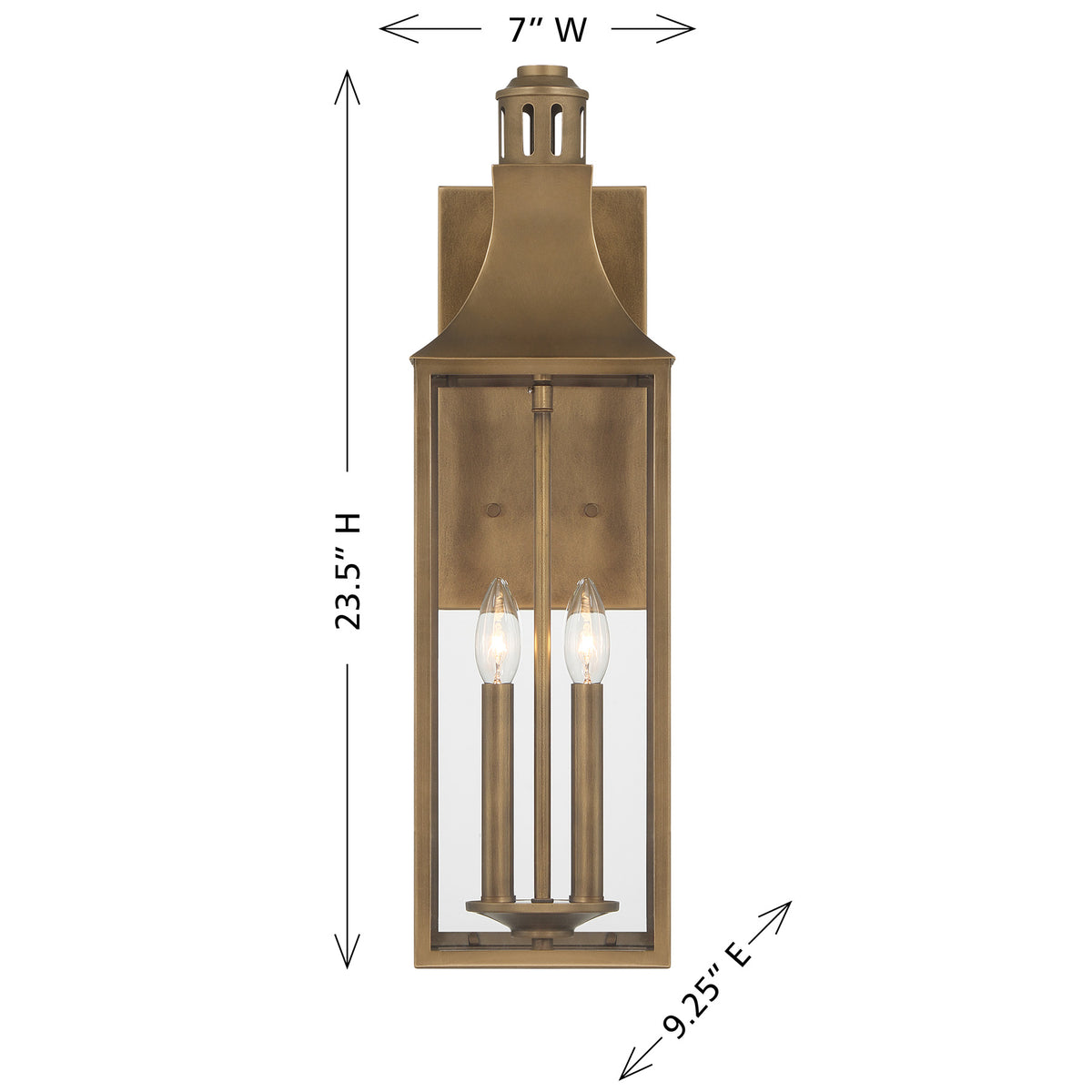Savoy House Lancaster 2-Light Outdoor Wall Lantern - alternate view